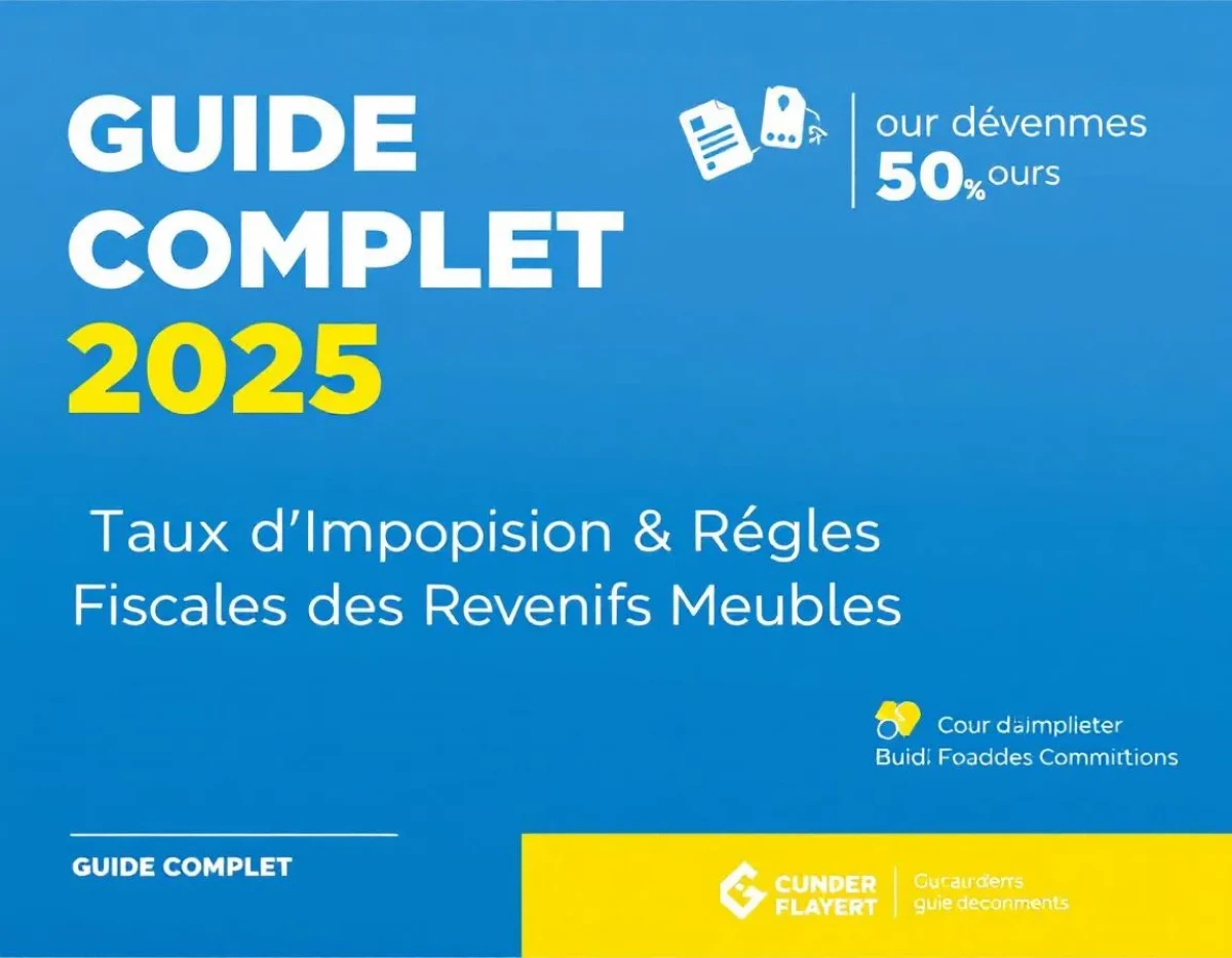 Guide Complet 2025 : Taux d'Imposition et Règles Fiscales des Revenus Locatifs Meublés